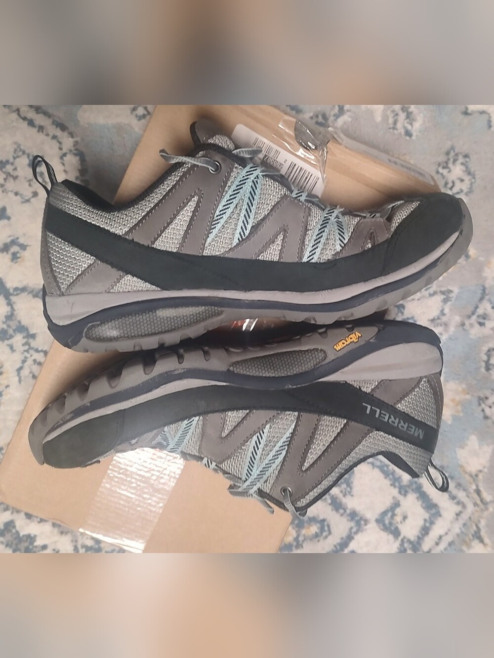 Merrell Men's Gray Trail Shoe - Lightweight Hiking Sneaker